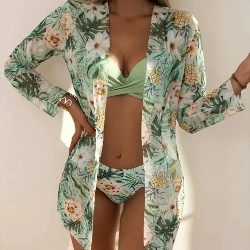 CONJUNTO SUMMER SAIDA DE PRAIA 3 PEÇAS