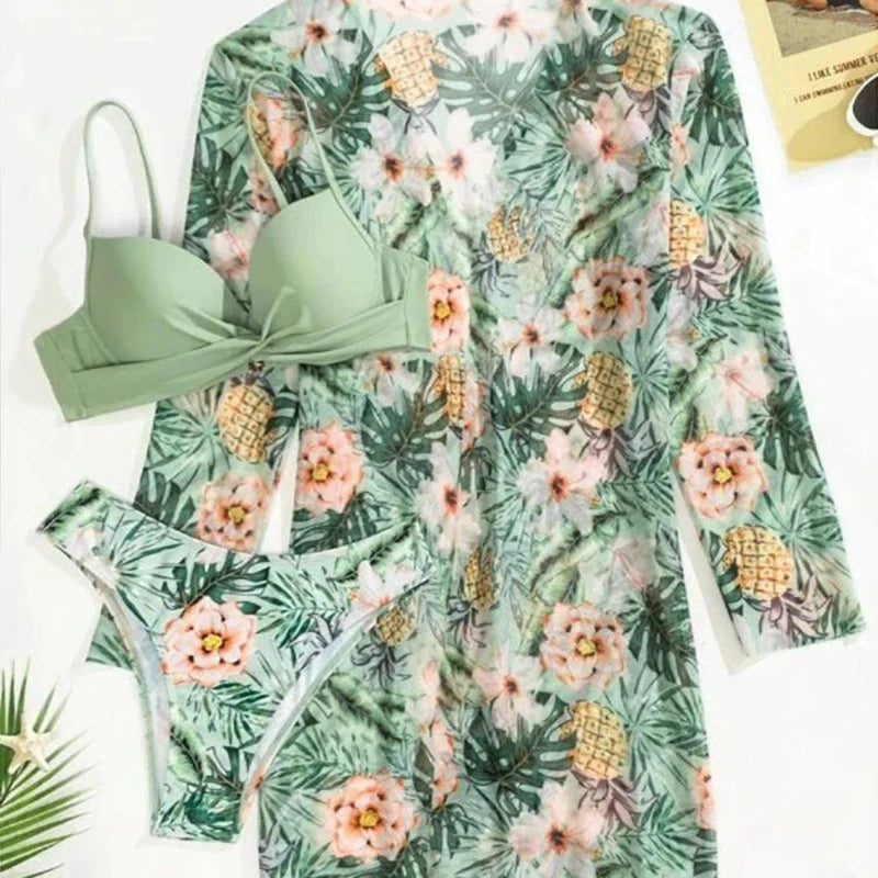 CONJUNTO SUMMER SAIDA DE PRAIA 3 PEÇAS