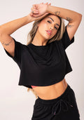 CROPPED FEMININO MOLETINHO MANGA CURTA TRIP FLOW